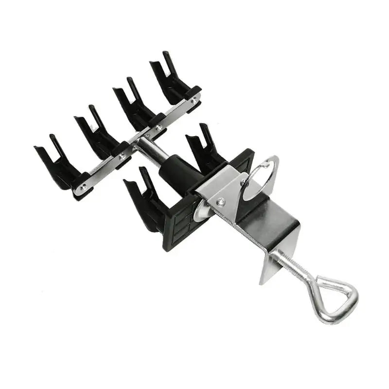 6-Clamp Airbrush Holder Gravity Stand Kit | Table Bench Station