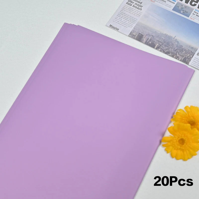 20Pcs Waterproof Two-Sided Floral Wrapping Paper 58×58cm