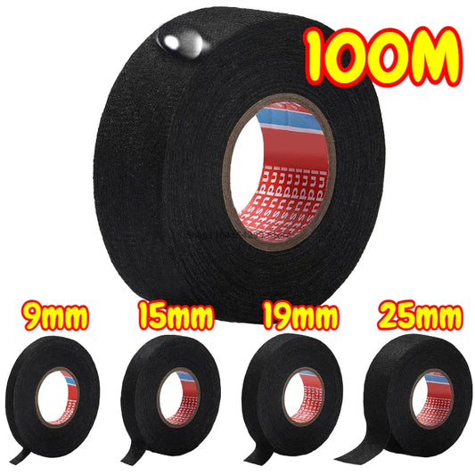 Flannel Wiring Harness Tape – Heat Resistant 9–50mm | Car Cable Wiring Harness Tape Oasis Select