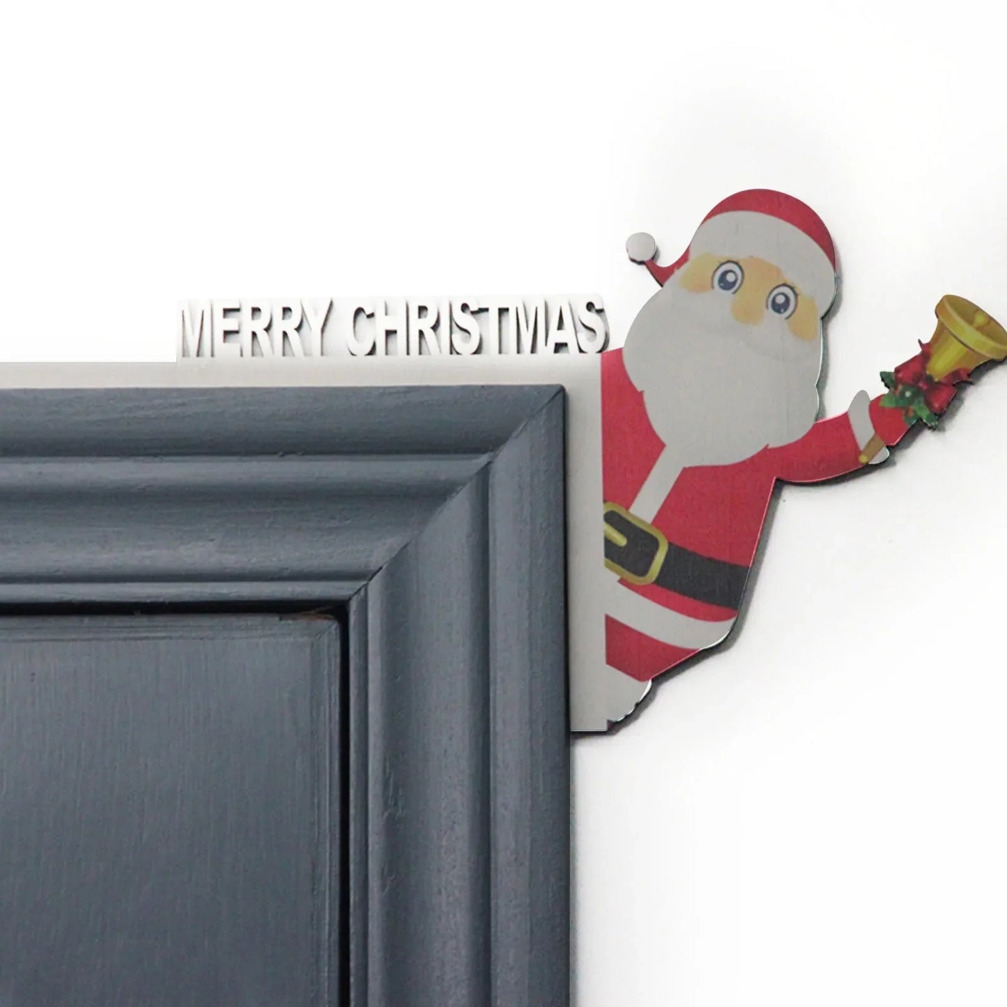 DIY Christmas Deer Door Corner Ornament | Wooden Xmas Decor