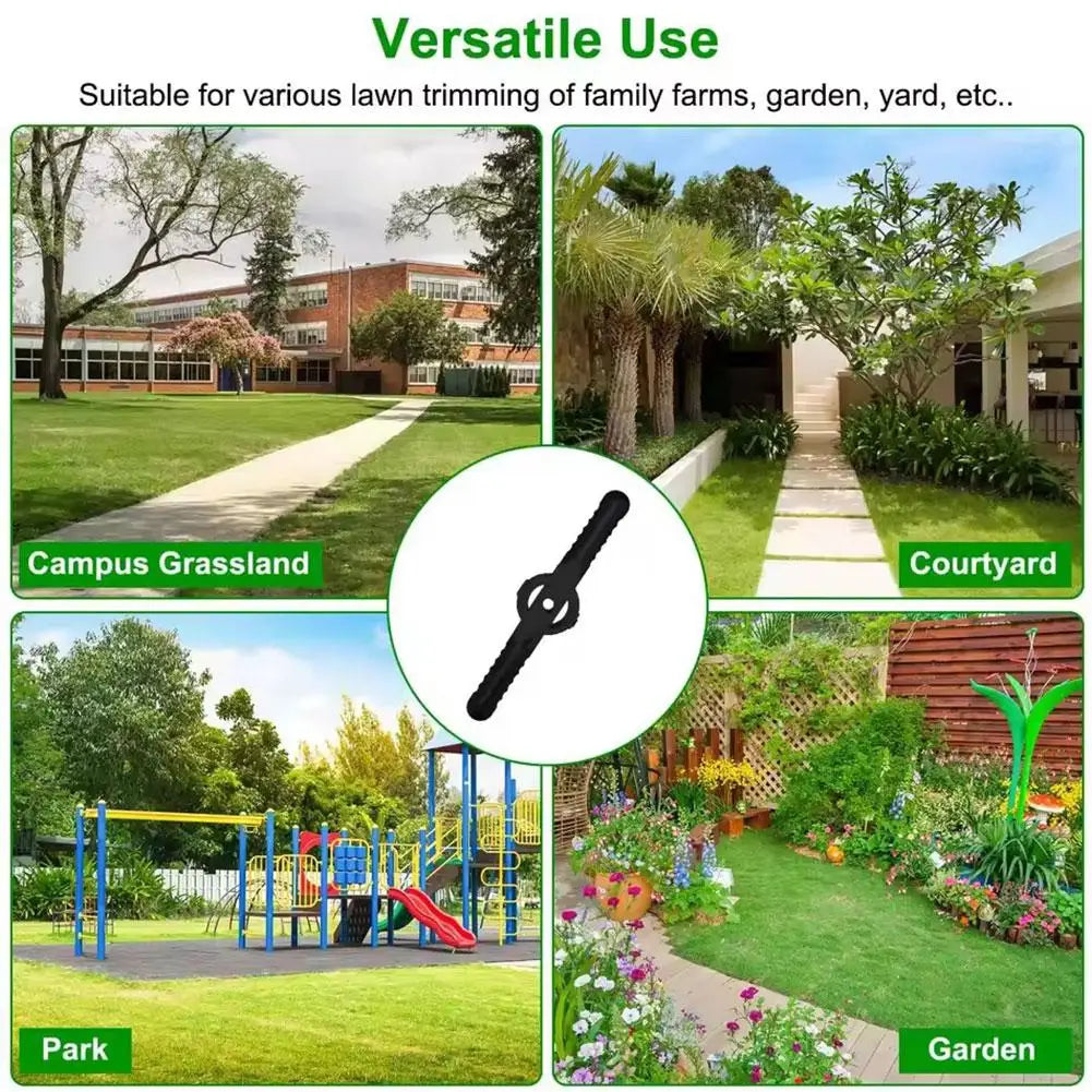 Plastic Grass Cutting Blade For Electric Cordless Grass Trimmer Strimmer Garden Tools Blade Replacement for Garden Weeding Peaceful Pleasures Health and Wellness