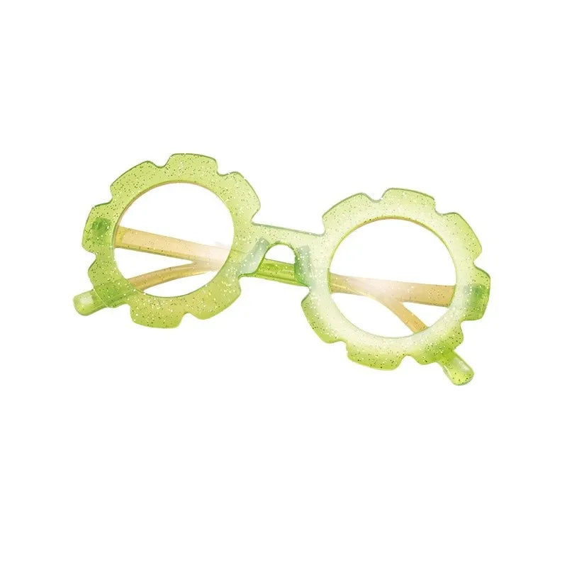 Cute Floral Round Sunglasses for Girls | UV400 Kids Shades