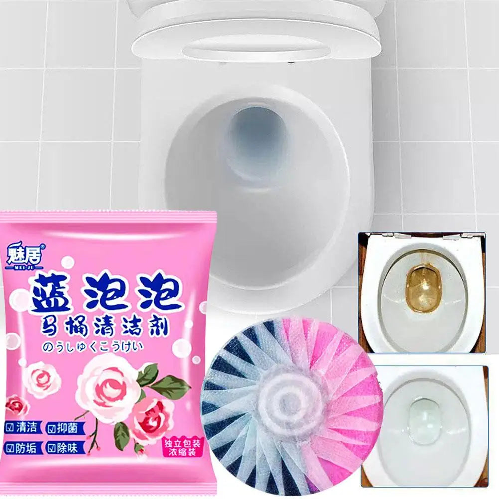 Effervescent Toilet Bubble Cleaner Freshener Tool Peaceful Pleasures Health and Wellness
