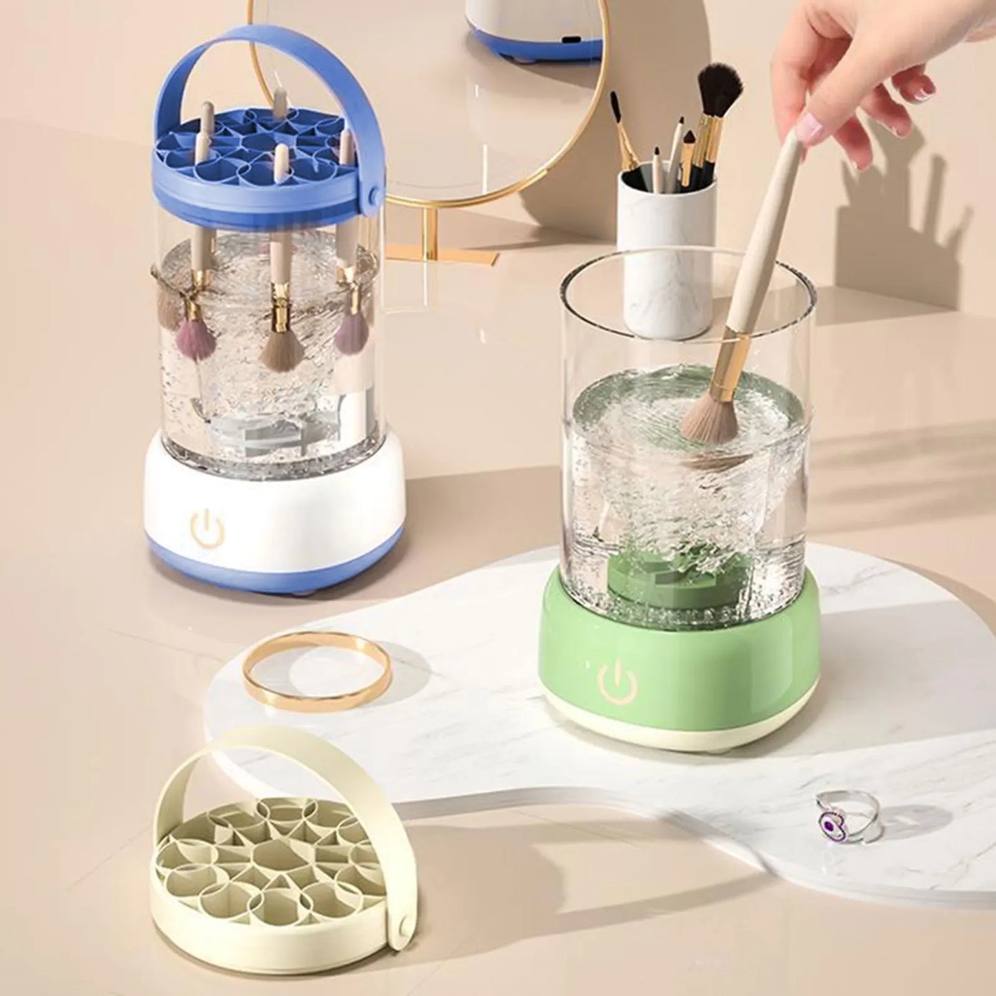Electric Makeup Brush Cleaner & Dryer | Portable USB Tool
