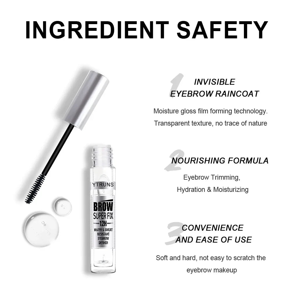 Waterproof Eyebrow Gel – Smudge-Proof, Long-Lasting Hold