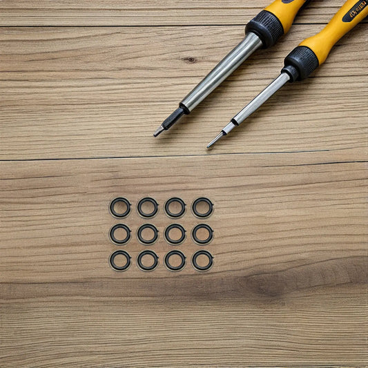 12Sets Electric Impact Wrench Ring Set Rubber O-Rings Replacement Parts for 12.5mm Square Drive Impact Socket Retainer Rings Peaceful Pleasures Health and Wellness Default Title