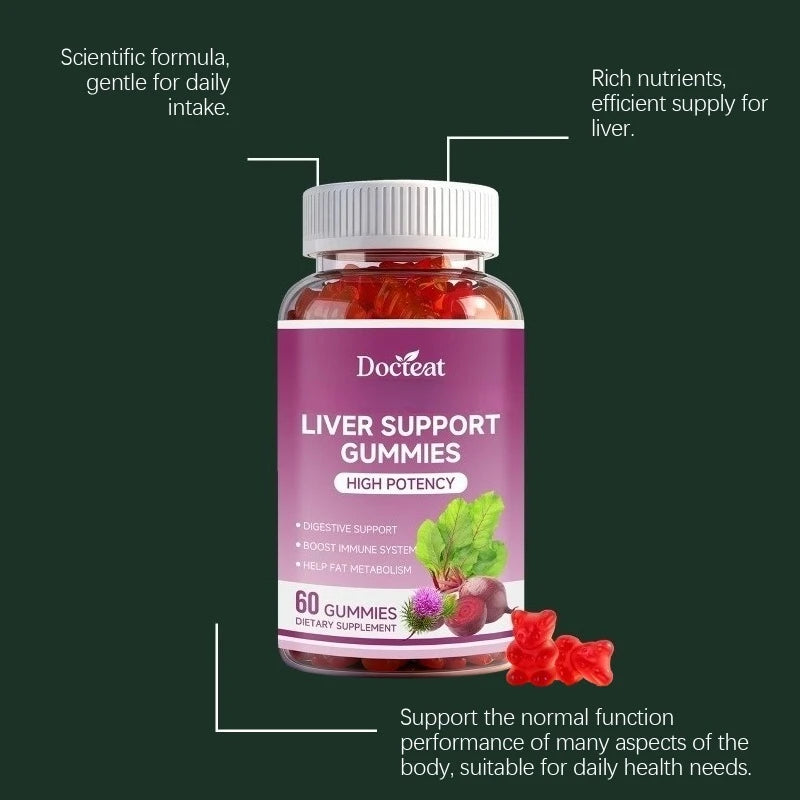 Milk Thistle Vitality Gummies | Daily Cleansing Supplement 60ct