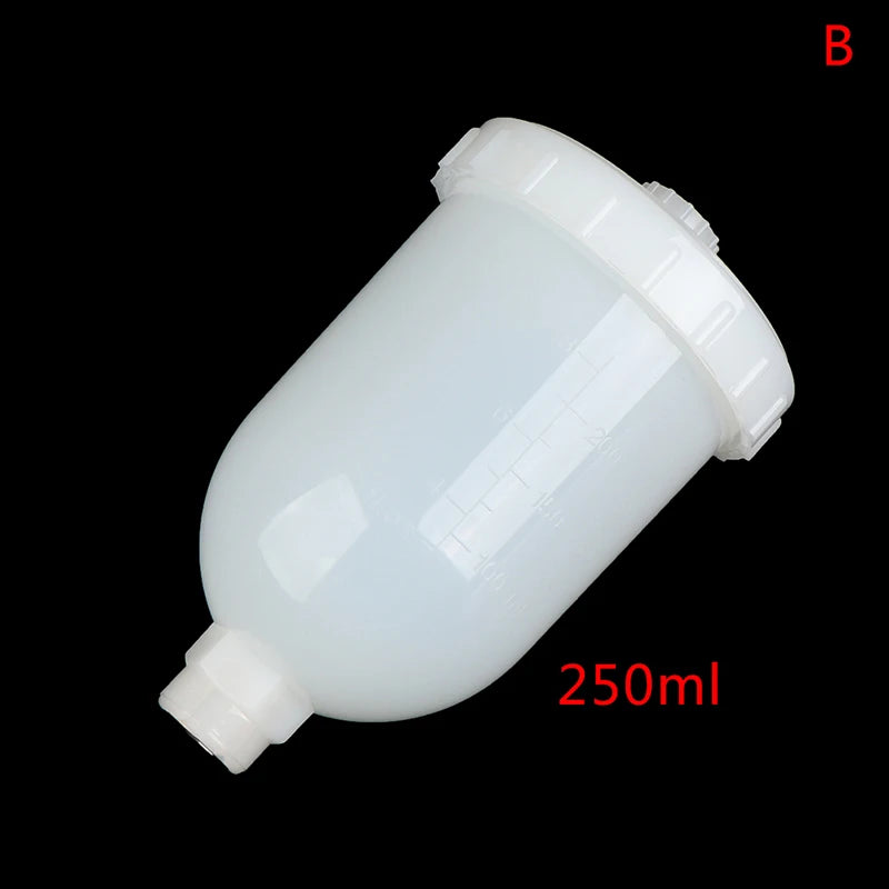 Plastic Gravity Feed Paint Cup 125/250/600ml | Spray Gun Part