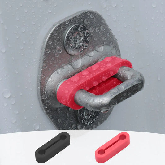 4PCS Silicone Car Door Latch Protector – Noise Dampening Guard Door Latch Protector Peaceful Pleasures Health and Wellness
