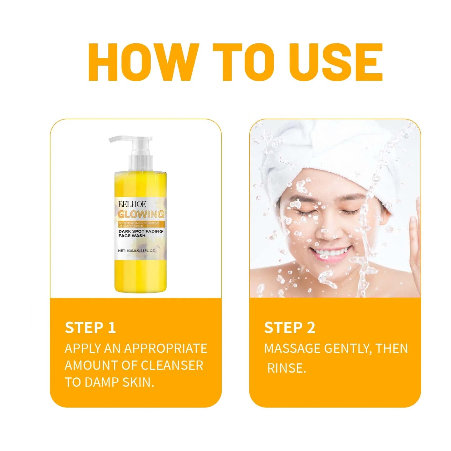 Turmeric Brightening Facial Cleanser – Deep Cleanse & Glow