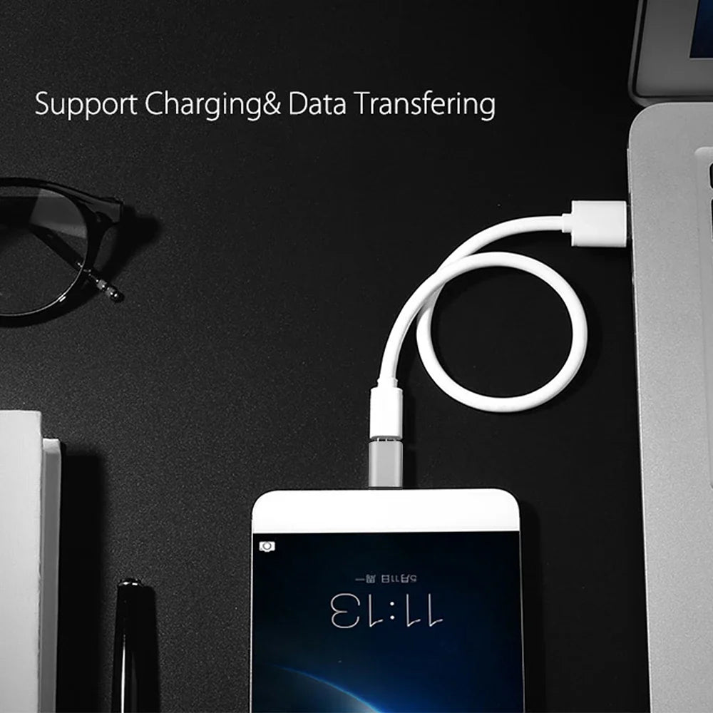 Metal Micro USB to USB-C Adapter | Aluminum Alloy Connector