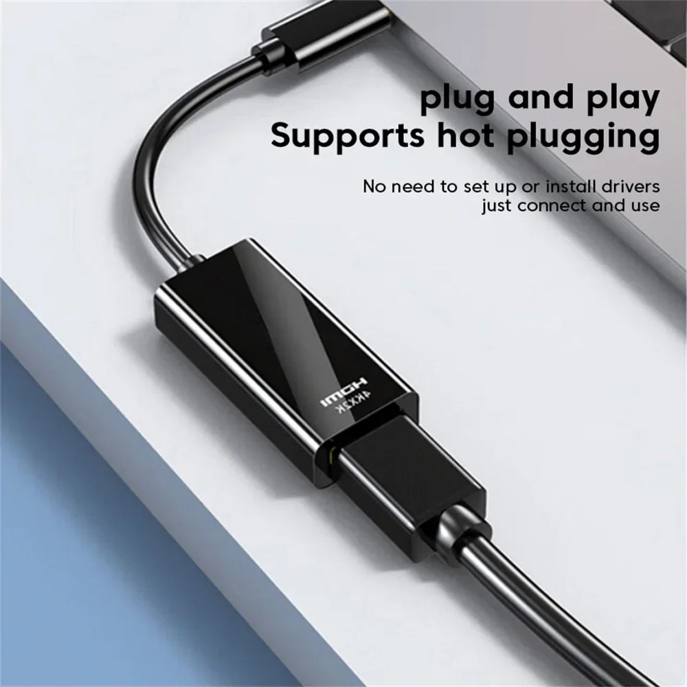 4K USB-C to HDMI Adapter for MacBook, iPad & Samsung Peaceful Pleasures Health and Wellness