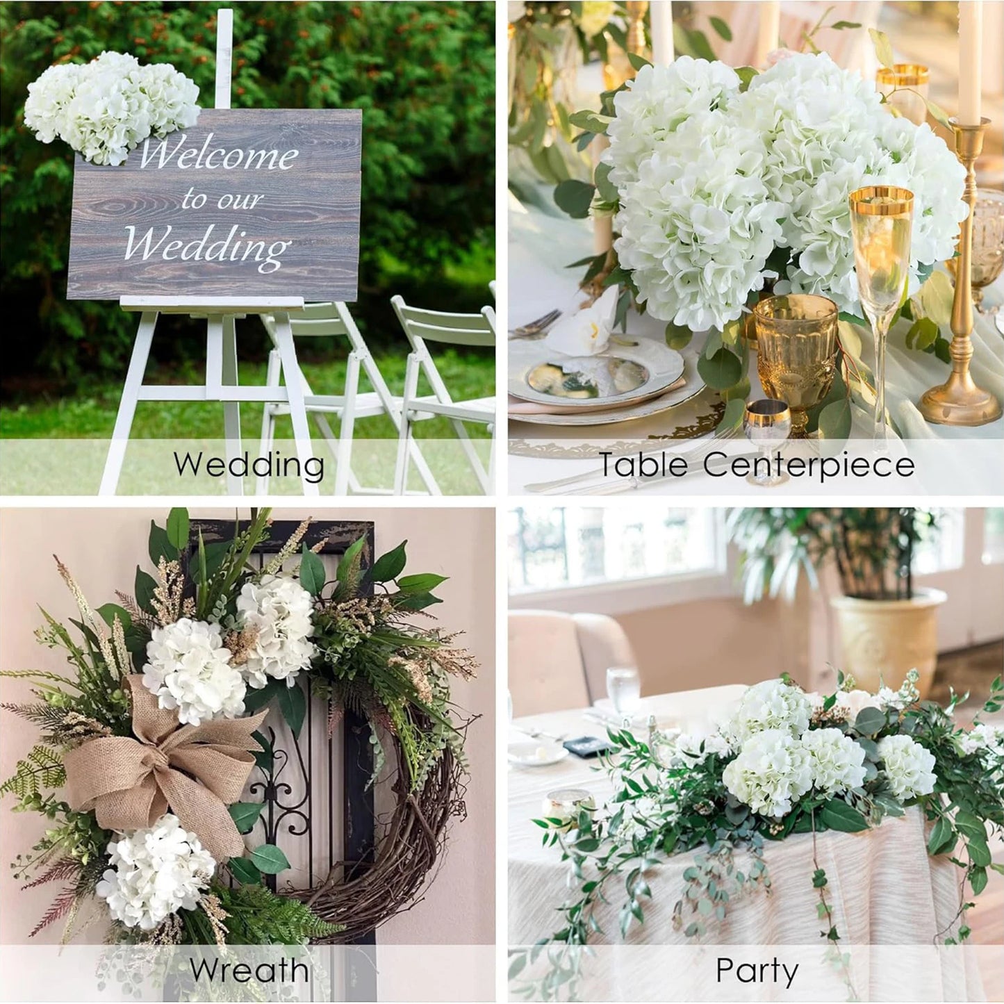 Artificial Silk Hydrangea Flowers | Wedding & Home Decor