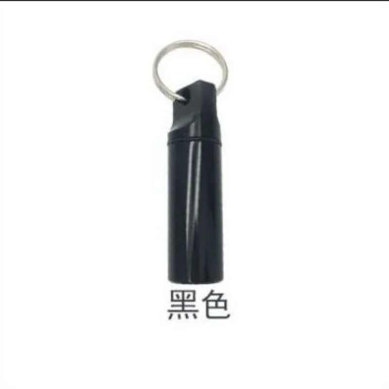 Waterproof Aluminum Pill Box Keychain Carabiner | Travel Case