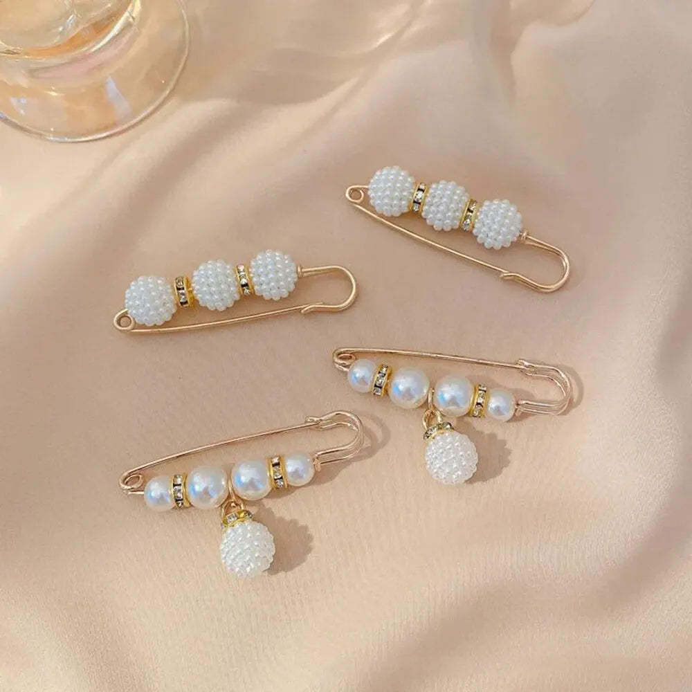 4PCS Waist Adjustment Uniform Clothing Extended Buckle And Waist Adjustment Buckle Pearl Broocated Fashion Decorative Accessorie Peaceful Pleasures Health and Wellness