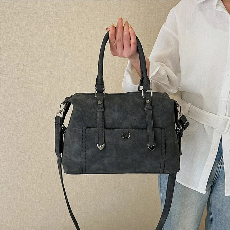 New Minimalist and Fashionable Retro Single Shoulder Crossbody Bag with Versatile Texture for Commuting Tote Bag Fashionable Bag Peaceful Pleasures Health and Wellness