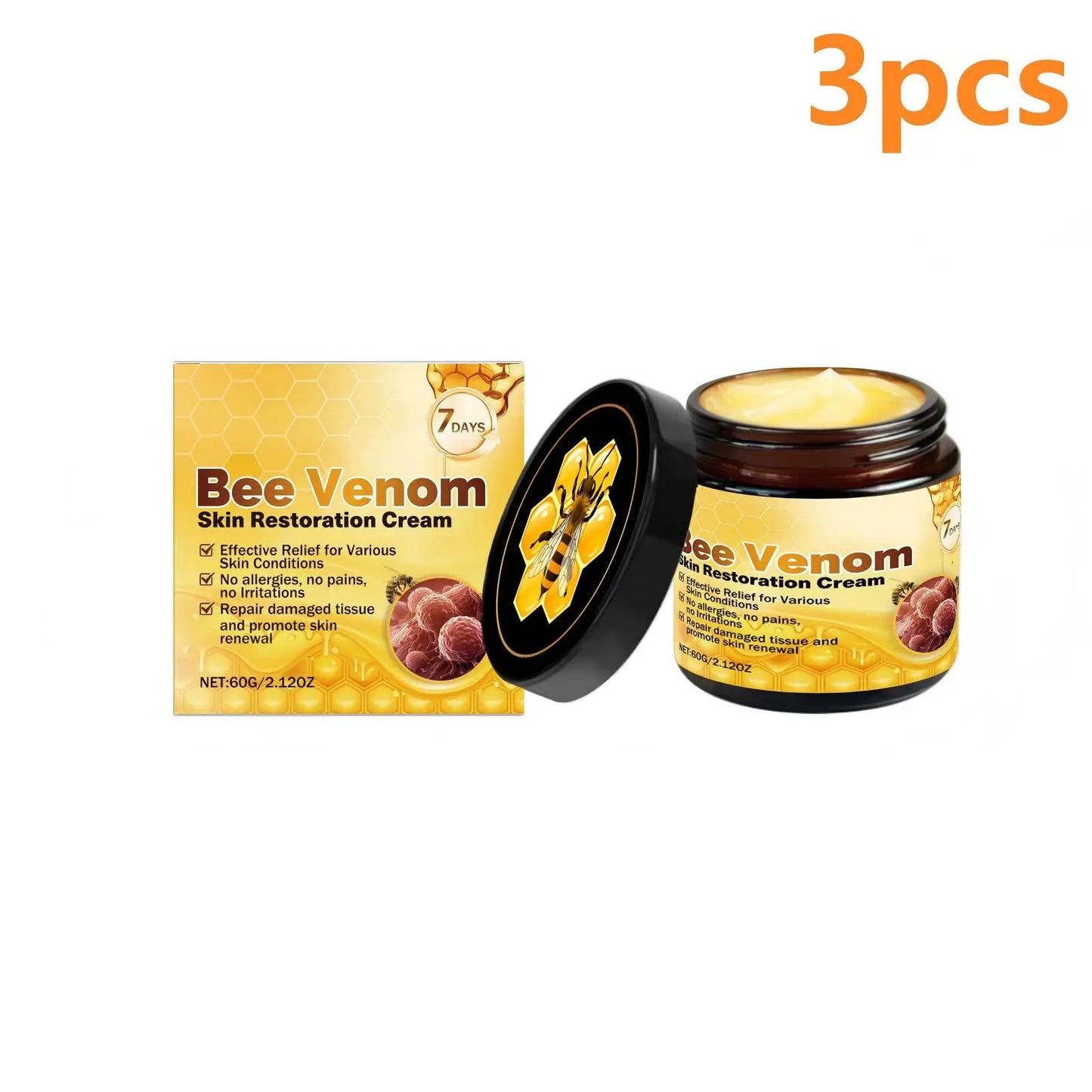Bee Venom Cream 60g | Moisturizing & Skin Smoothing Body Cream