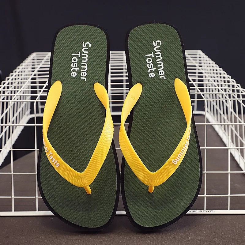 Men's Non-Slip EVA Flip Flops – Beach Thong Sandal Slides