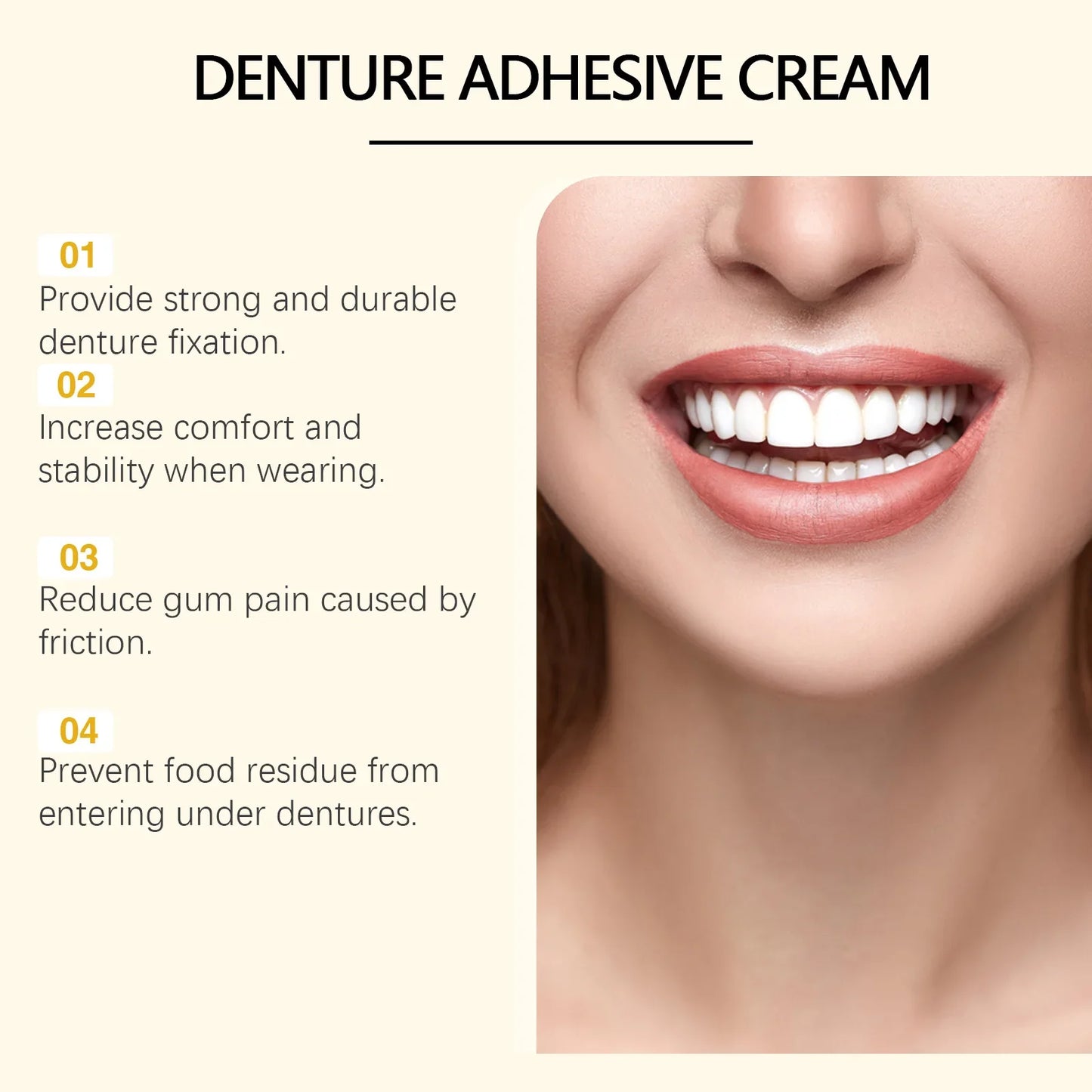 Thermoplastic Denture Reline Kit – Silicone Cushion Adhesive Fix
