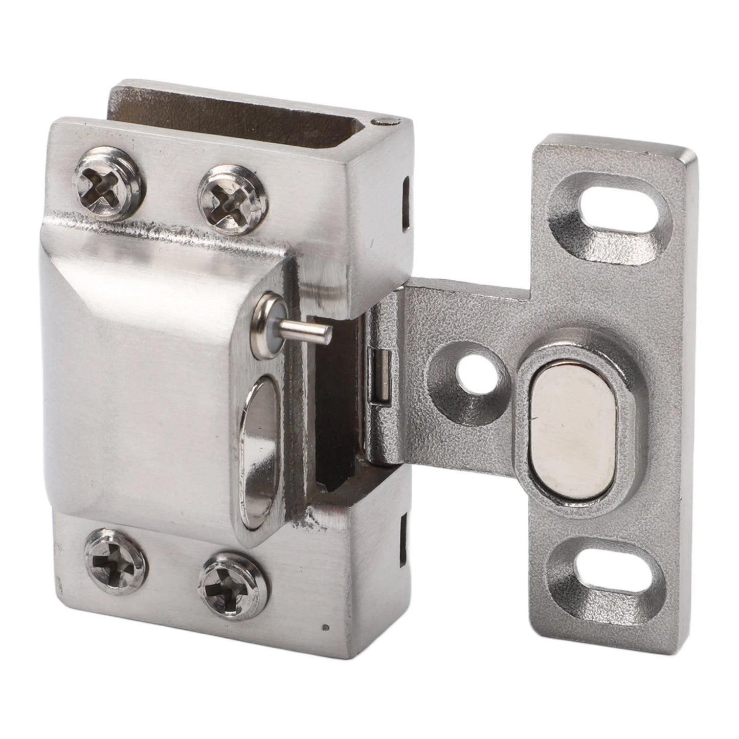 U-shaped Clip Glass Door Hinge Hydraulic Buffer Action Stainless