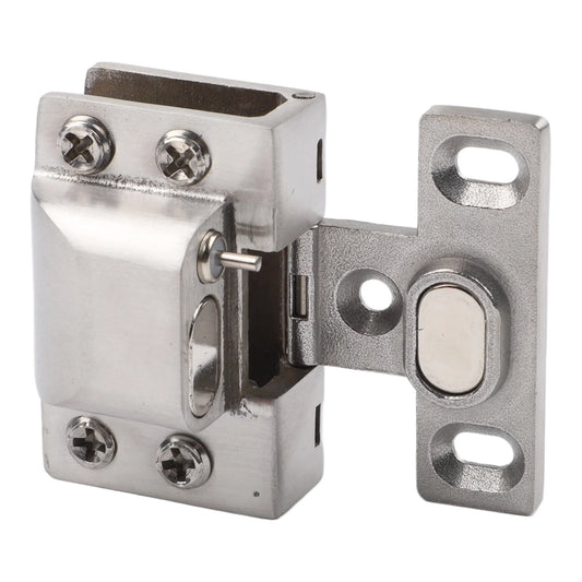 U-shaped Clip Glass Door Hinge Hydraulic Buffer Action Stainless Peaceful Pleasures Health and Wellness