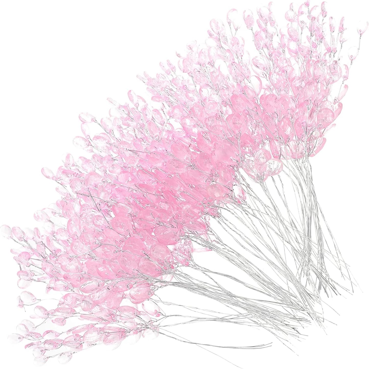 Crystal Acrylic Water Droplet Artificial Flowers – Wedding Décor