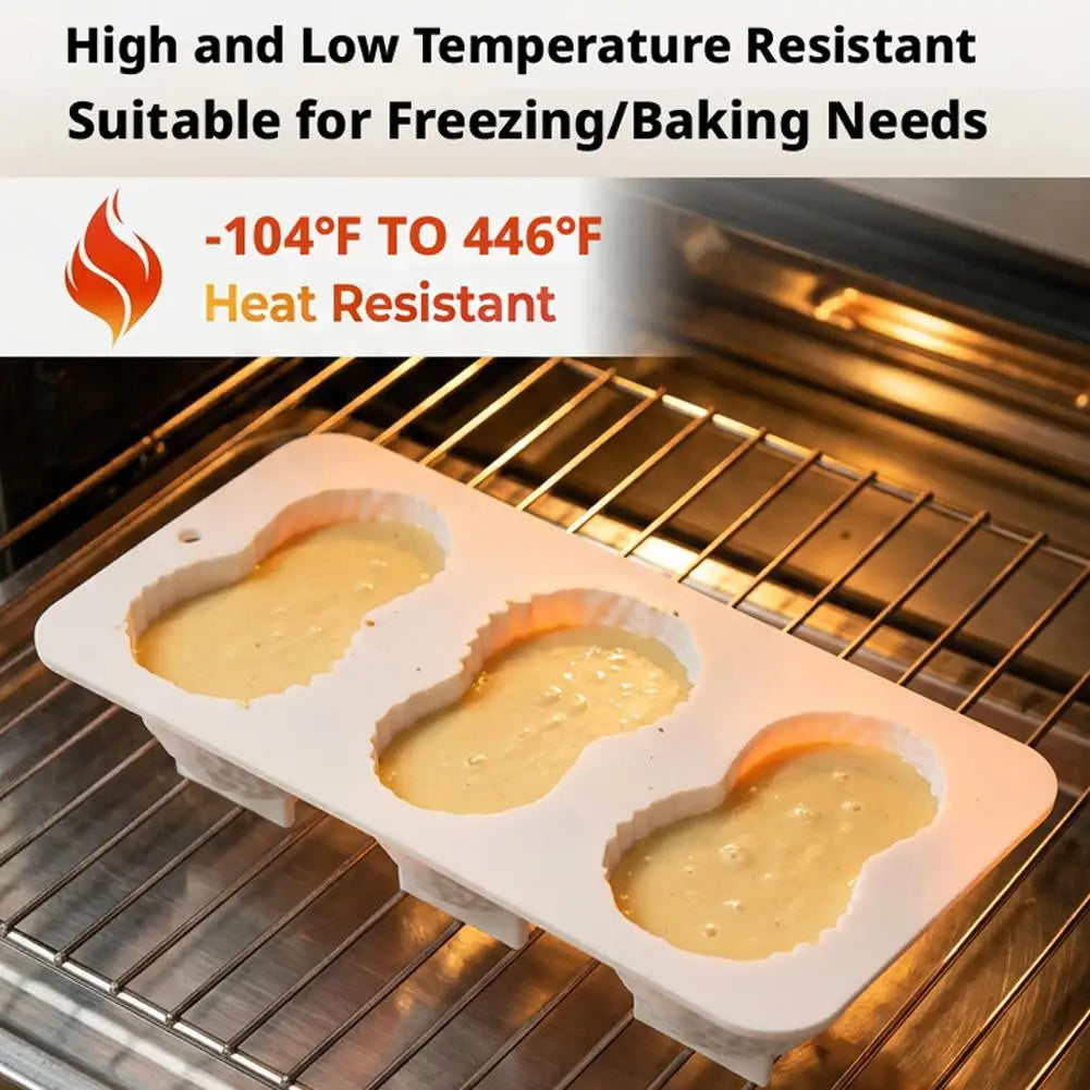 New One-Piece Peanut Shape Bread Cake Silicone Mold Temperature-resistant Healthy High Quality Cake Mold Kitchen Baking Tools Peaceful Pleasures Health and Wellness
