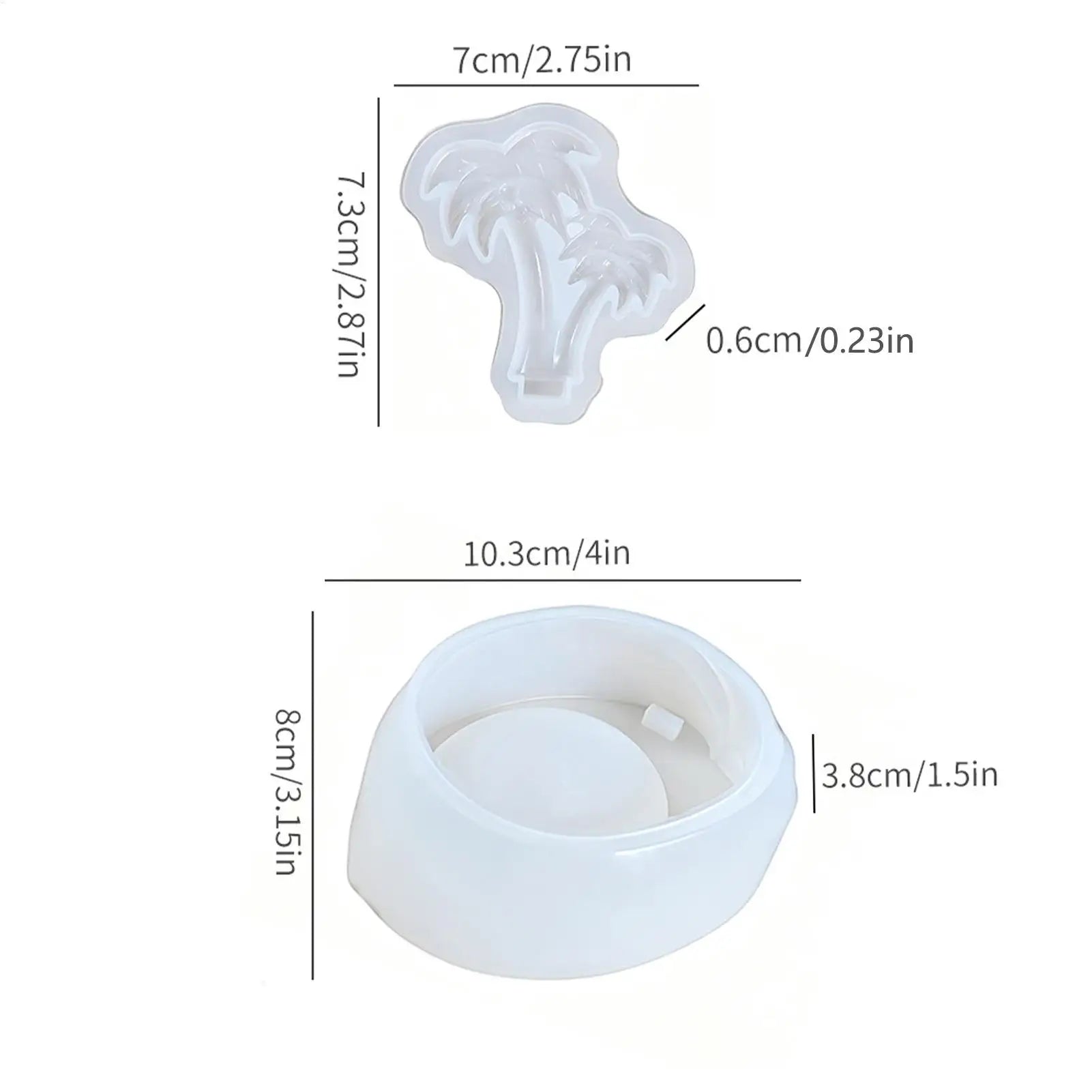 Silicone Epoxy Resin Molds – Candle Holder, Jewelry & Decor Silicone Craft Mold Peaceful Pleasures Health and Wellness