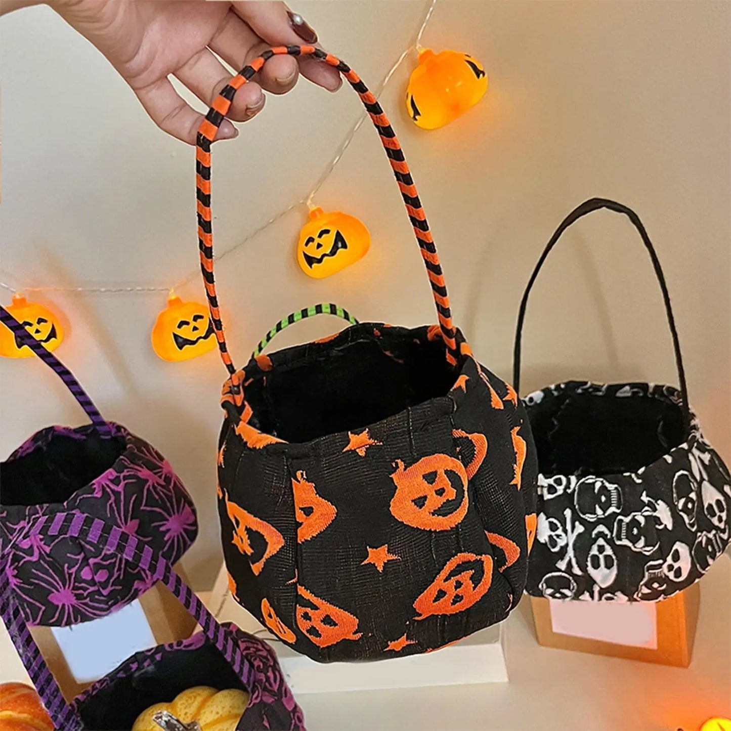 Halloween Trick-or-Treat Candy Bag – Pumpkin Boo Kids Tote