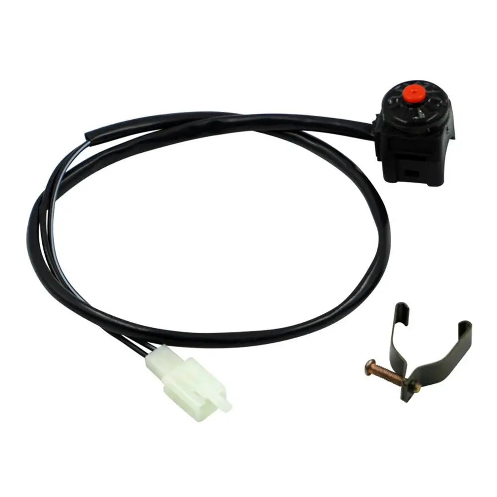 Motorcycle Kill Stop Switch Red Push Button Horn Starter Dirt Bike ATV UTV Dual Sport For 22mm Handlebar Mounted Bars Peaceful Pleasures Health and Wellness