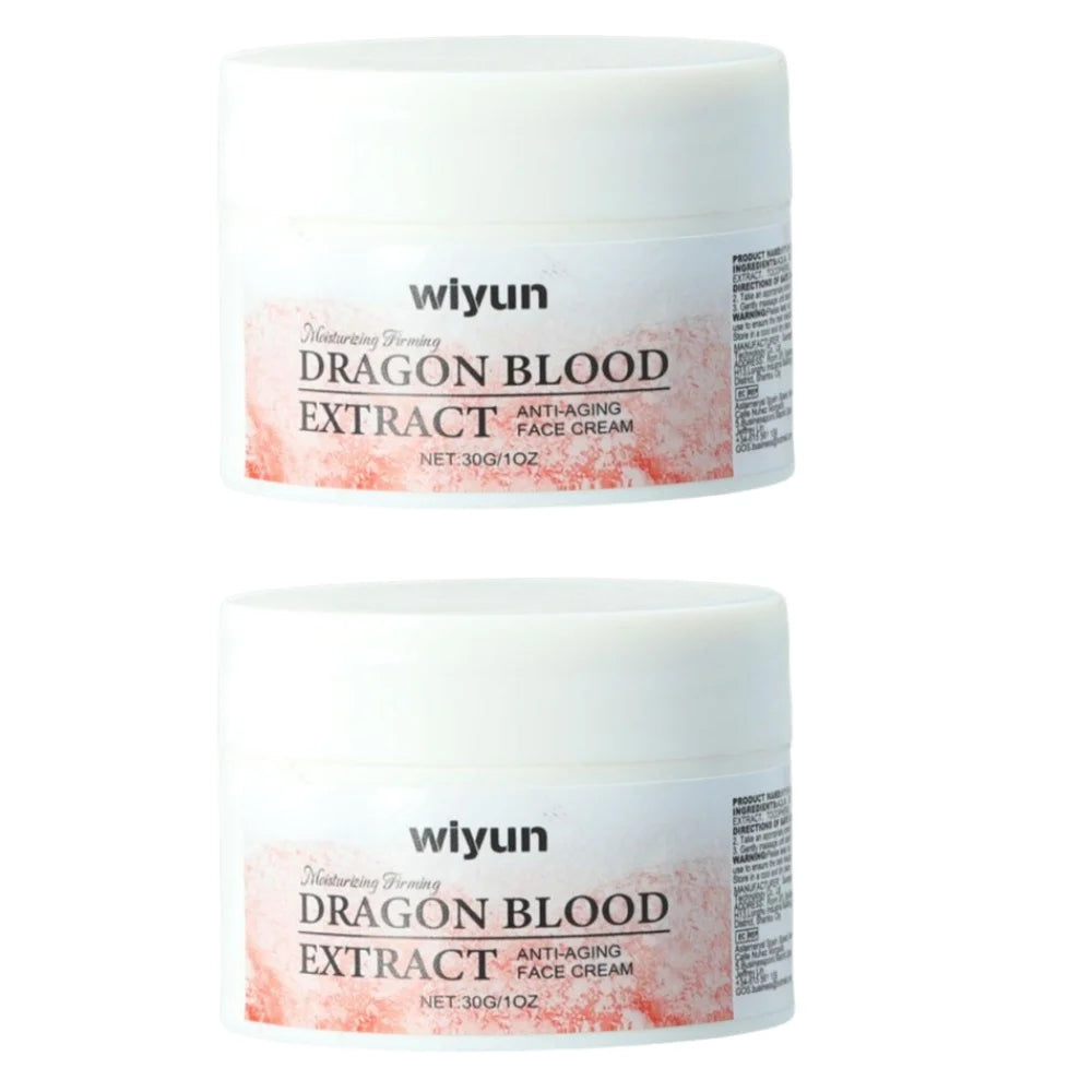 Dragon Blood Cream Moisturizer Skin Rejuvenating Lazy Facial Cream Improve Dry Rough Skin Korean Cosmetics For Face Cream Peaceful Pleasures Health and Wellness 2 PCS