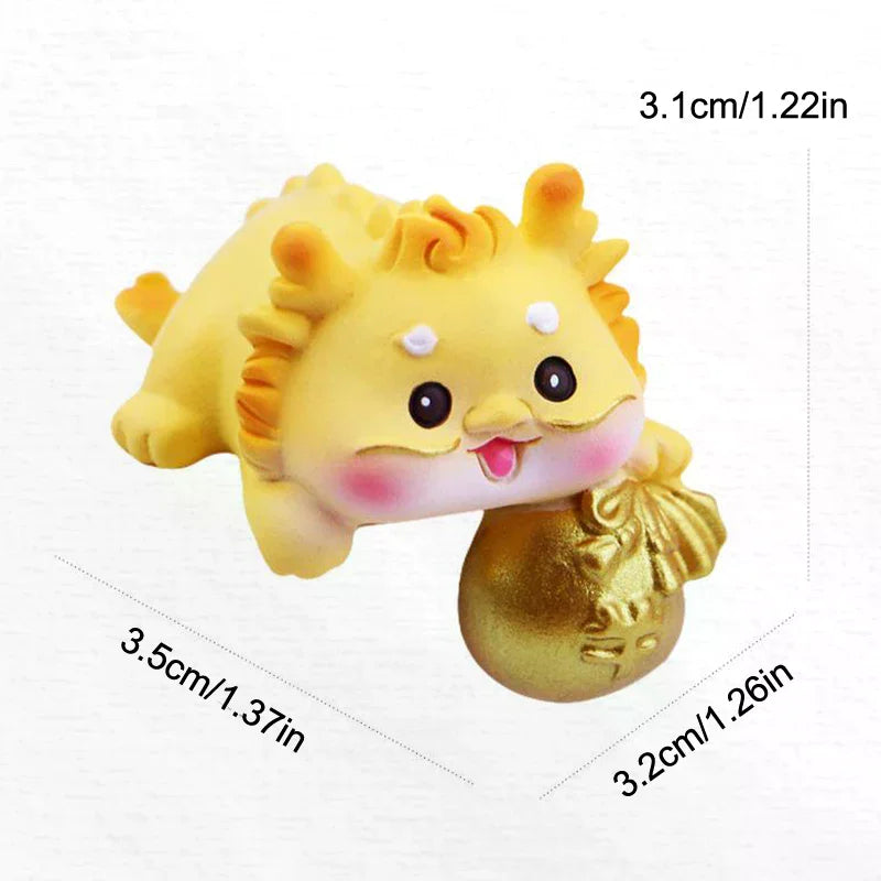 Mini Funny Resin Figurine | Cute Desk & Dashboard Sculpture