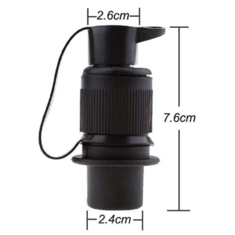 3-Pin Round Trailer Connector Plug & Socket 12V – RV Caravan Truck
