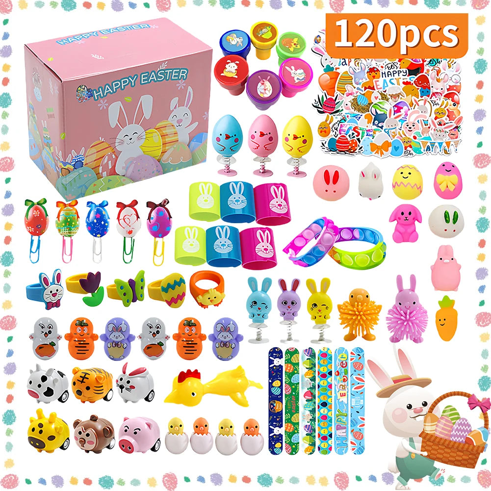 100/120Pcs Pre-filled Easter Eggs With Surprise Toys Inside Bulk Easter Eggs For Kids Easter Egg Hunt Party Favors Classroom Peaceful Pleasures Health and Wellness