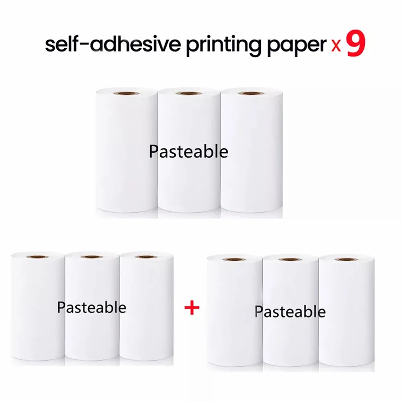 57mm Colorful Thermal Label Sticker Paper – Bluetooth Mini Printer