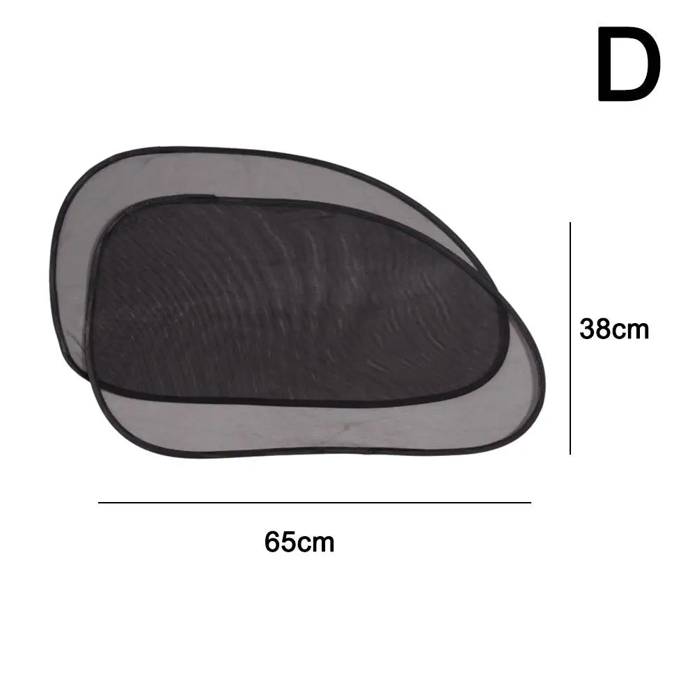 2-Pack Mesh Car Side Window Sun Shades – UV & Heat Blocking
