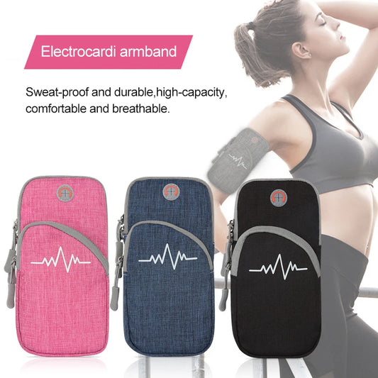 Sports Bag For Mobile Phone Armband For Jogging Running accessories mp3/mp4 Bags Women's Bag For Phone Sleeve Bags Wrist Holder Peaceful Pleasures Health and Wellness