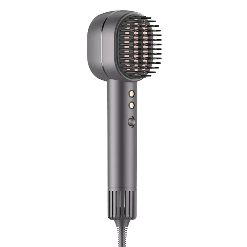 2026 Factory-Source Smart Hair Dryer High-Speed 1400W Silent Negative Ion Hair Dryer for Whole Family Babies USB Power Source Peaceful Pleasures Health and Wellness GRAY 100V-240V EU Plug