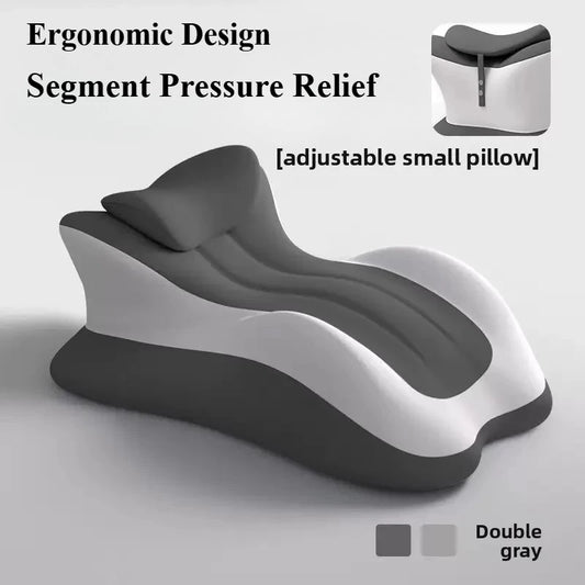 Memory Foam Bed Wedge Pillow Anti Snoring Acid Reflux Relief Neck Back Leg Pain Reading Sleeping Post Surgery Recovery Pillow Peaceful Pleasures Health and Wellness
