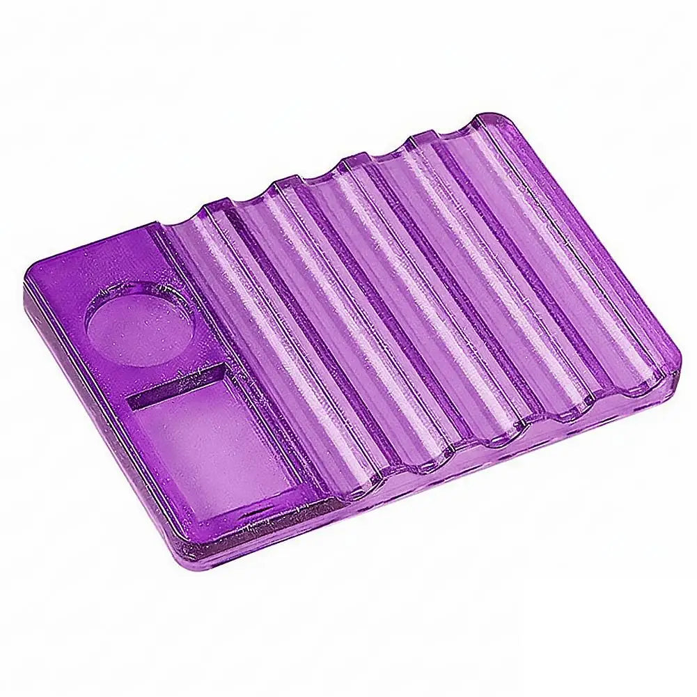 Acrylic Nail Art Brush Holder & Palette – 5-Pen Organizer
