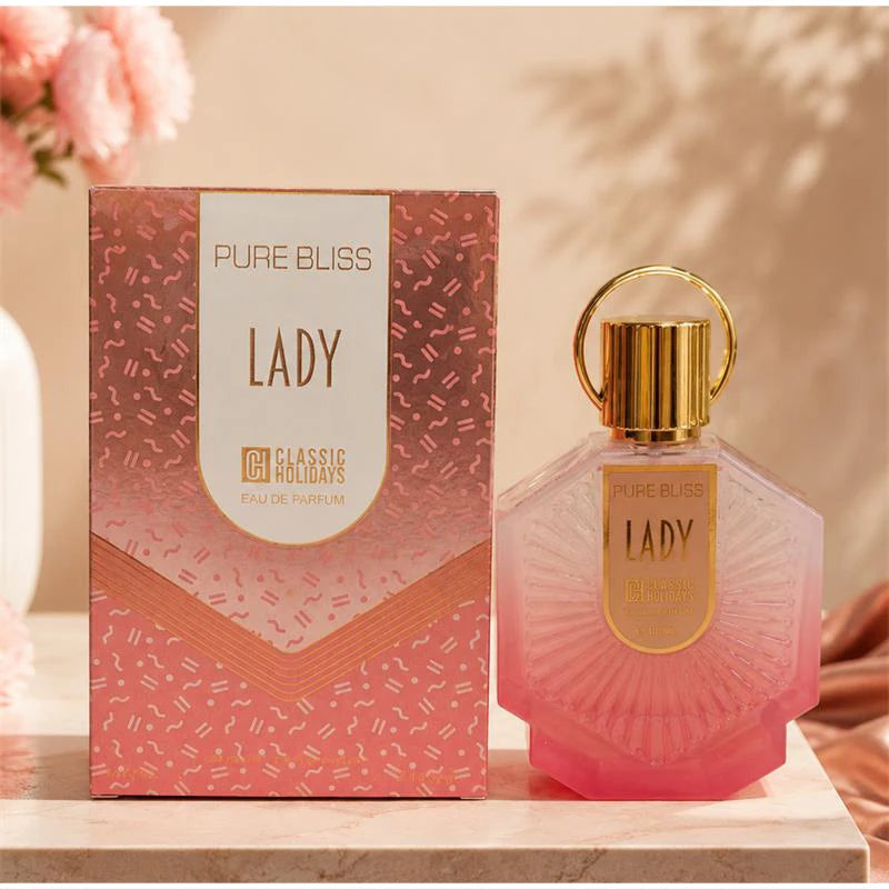 Luxury Classic Arabian Perfume 100ml Peach Candy Scented Fresh Eau De Toilette Women's Long-lasting Charming Date Fragrance Peaceful Pleasures Health and Wellness