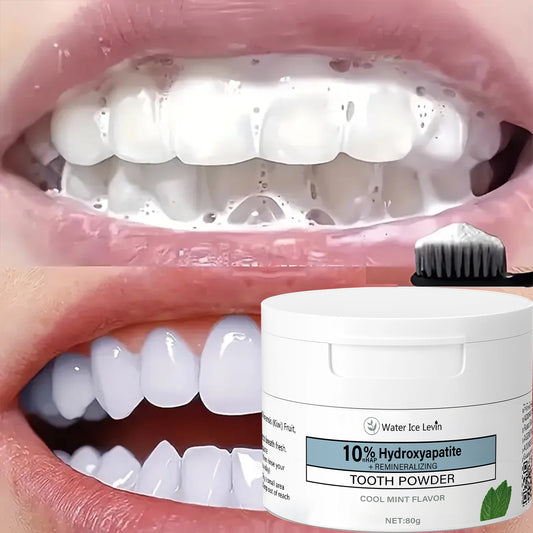 Charcoal & Hyaluronic Acid Tooth Powder | Cool Mint Fresh Breath