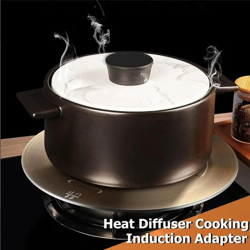 A36T-Diffuser Heat Conducting Plate, Cooking Kitchen Thickened Non-Slip Stove Gas Heat Conducting Plate Peaceful Pleasures Health and Wellness