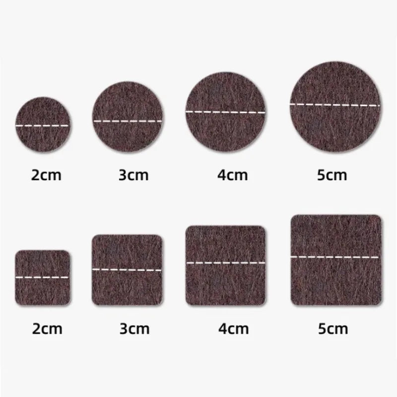 Felt Furniture Leg Pads 18–128pcs | Self-Adhesive Floor Protectors