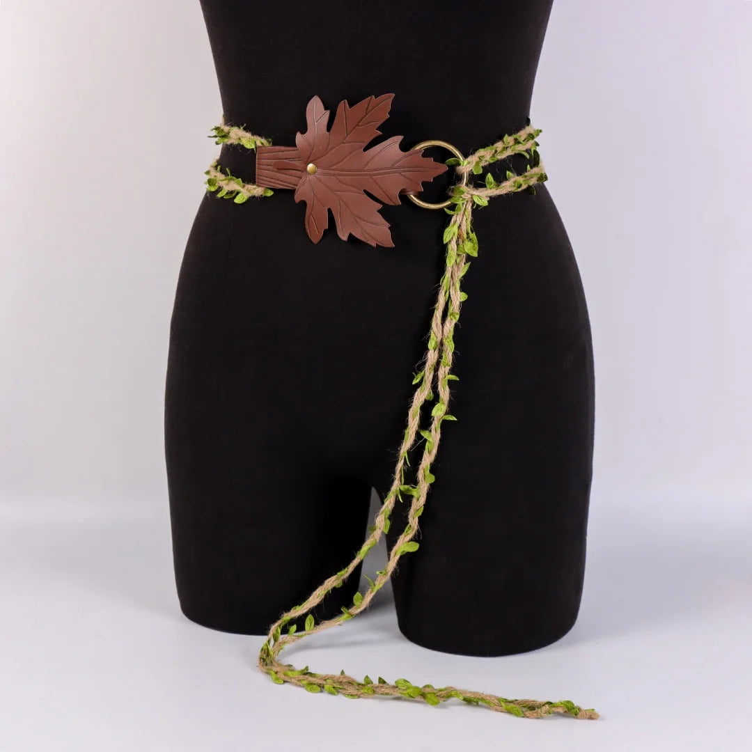 Medieval Long Knot Ring Belt Nordic Witch Rope Viking Revival Costume