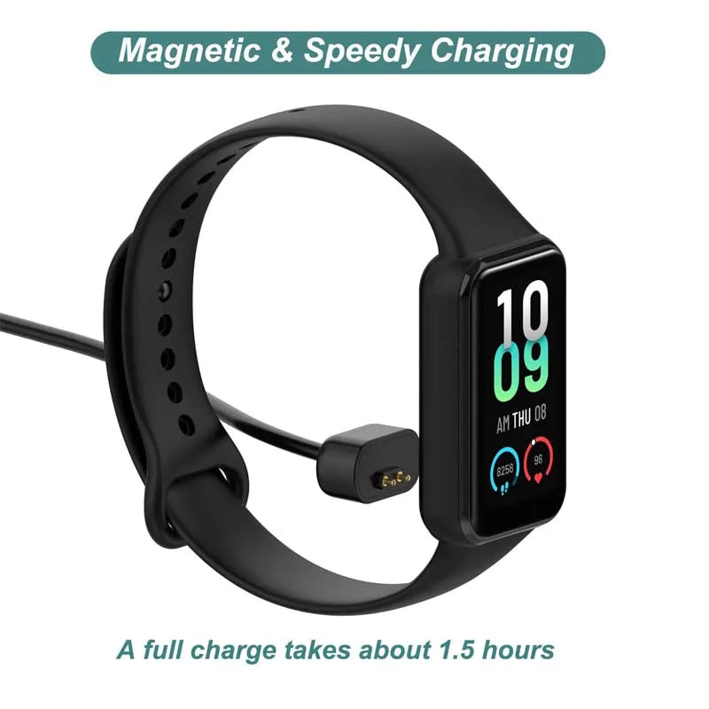 For Amazfit Band 7 Charger USB Charger Smart Watch Charger Replacement Charger 3.3ft Peaceful Pleasures Health and Wellness