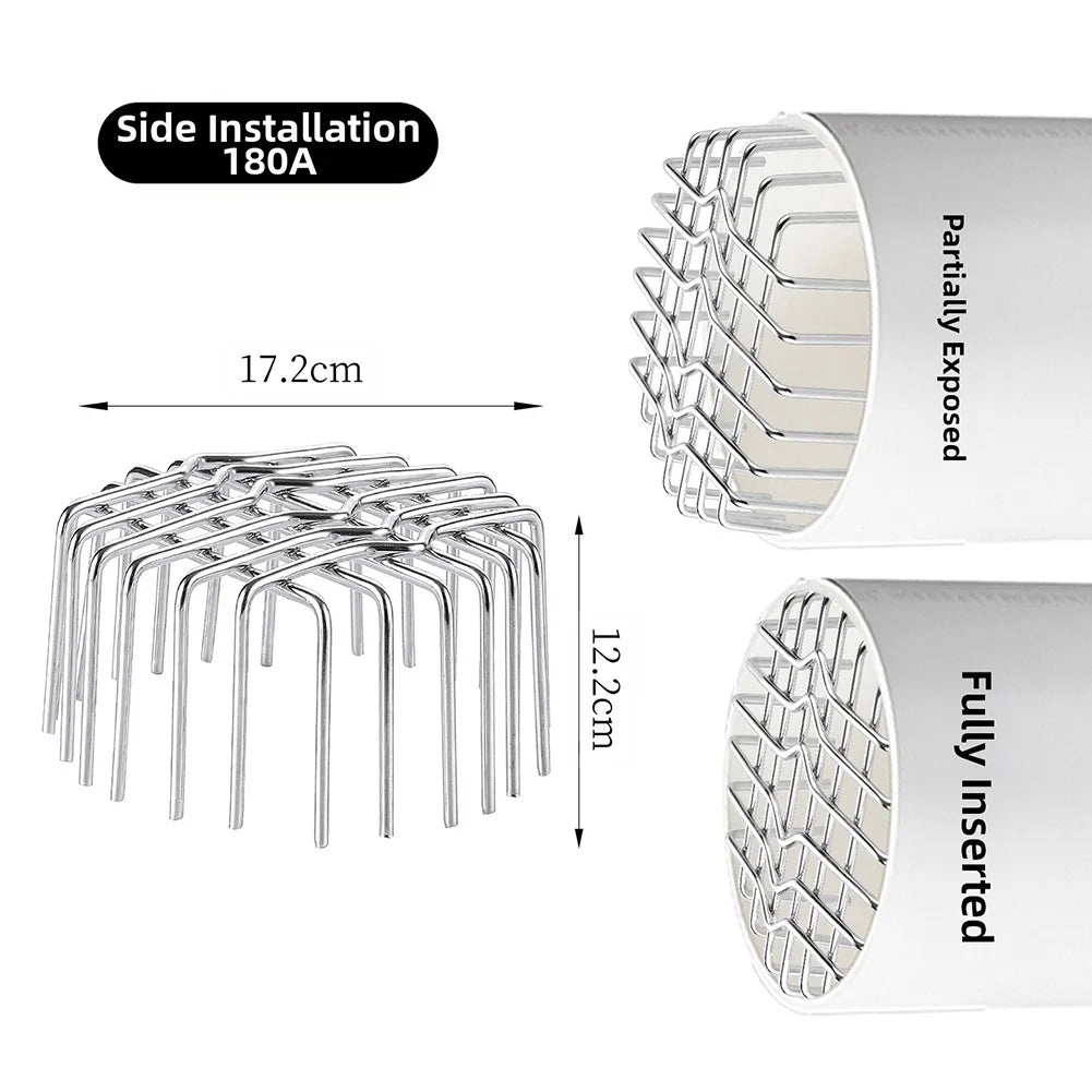 Stainless Steel Roof Drain Downpipe Filter Anti-clogging Gutter Guard