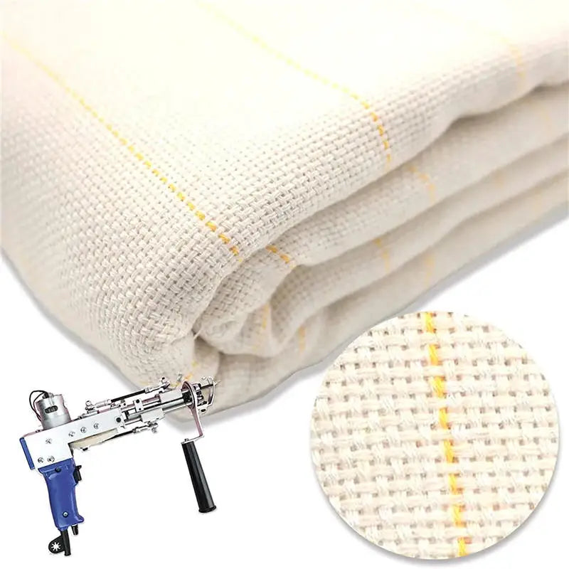 DIY Tufting Starter Fabric Punch Needle Embroidery Backing Cloth for Beginners Handmade Rug Carpet Weaving Base Material Peaceful Pleasures Health and Wellness