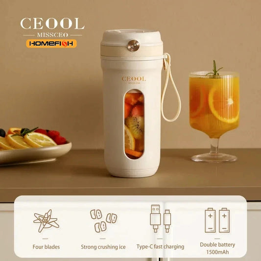 Z30 USB Electric Portable Fruit Blender 350ML Charging Small Quality Home Mini Multi functional Fruit and Vegetable Juice Cup Peaceful Pleasures Health and Wellness