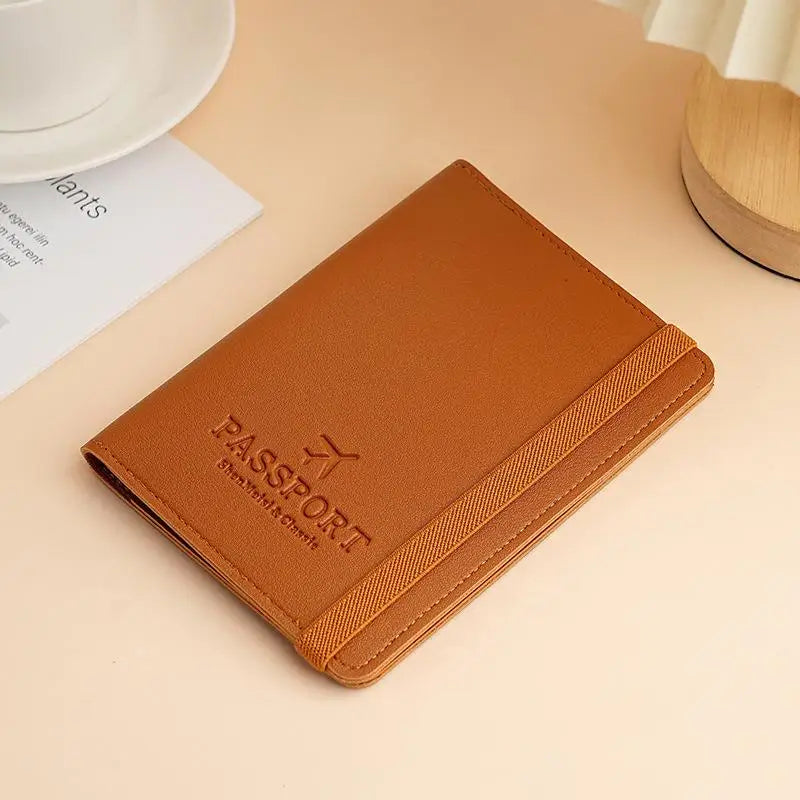 Waterproof PU Leather Passport Holder & Travel Wallet